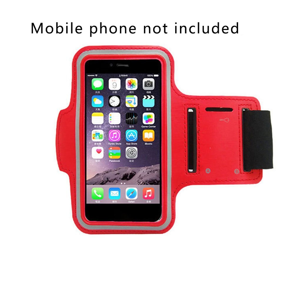 Universele Outdoor Running Sport Telefoon Houder Armband Case 4.9Inch-6Inch Arm Band Voor Iphone 11 Pro Max X Xr 8 Plus Samsung Note: Roze