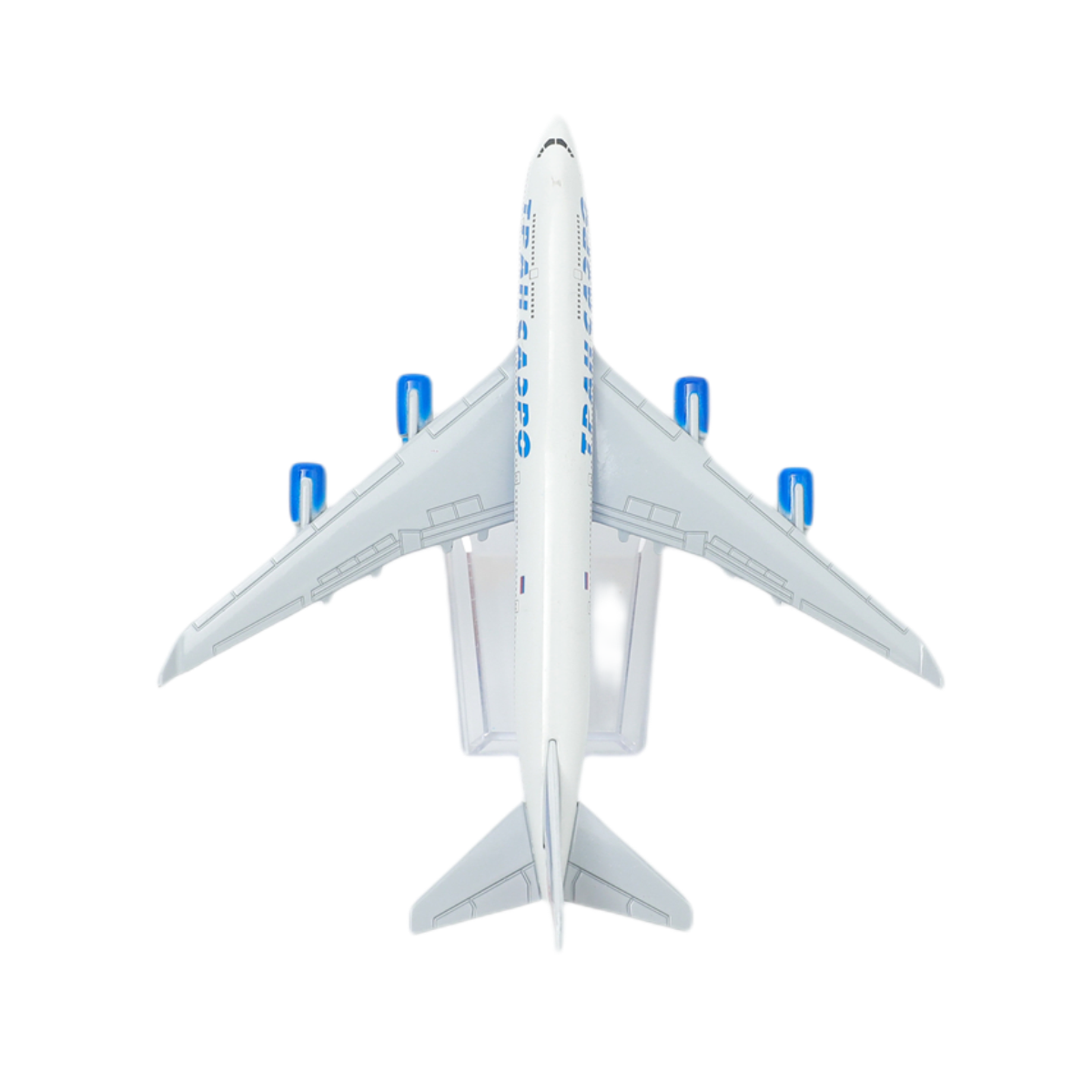 Russian Transaero Airlines Aircraft Alloy Diecast Model 15cm Aviation Collectible Miniature Souvenir Ornament