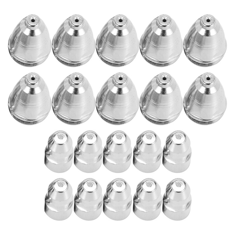P80 luft plasmamunstycke 1.1mm plasma skärmaskin brännare förbrukningsvaror cnc skärelektrod munstycke 20 st