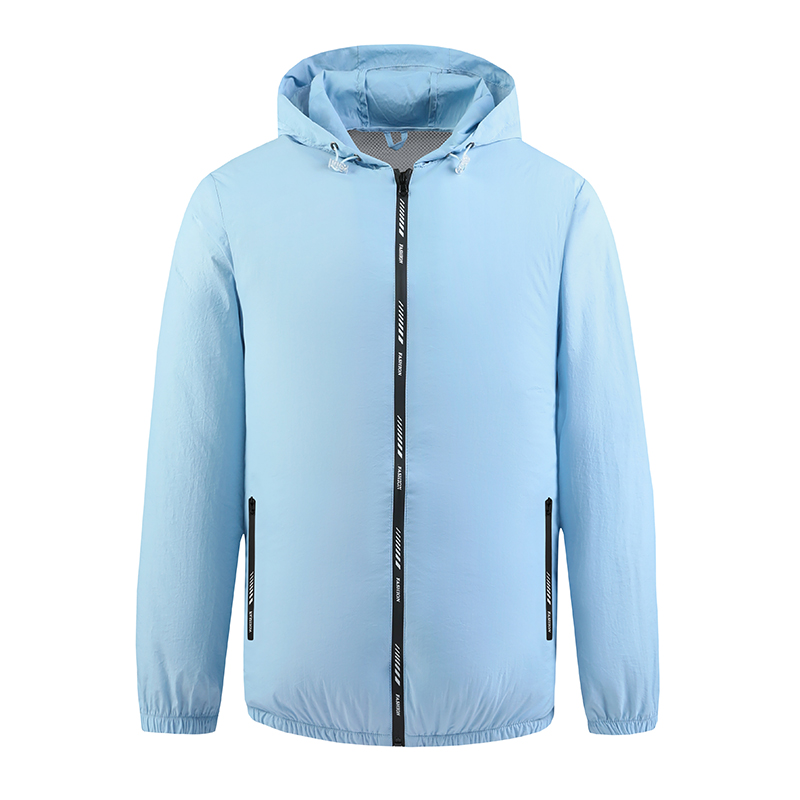 Cool Fan Jacket ricarica USB da uomo raffreddamento condizionatore d'aria vestiti estate escursionismo vestiti protezione UV esterna cappotto con cappuccio donna: 4XL / WHITE