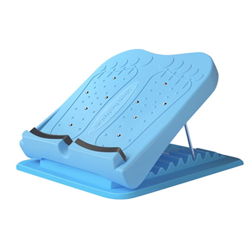 Adjustable Anti-Slip Stretching Board Stretch Calf Balance Plate Yoga Fitness Pedal Leg Stretcher Gym Equipment: Blue
