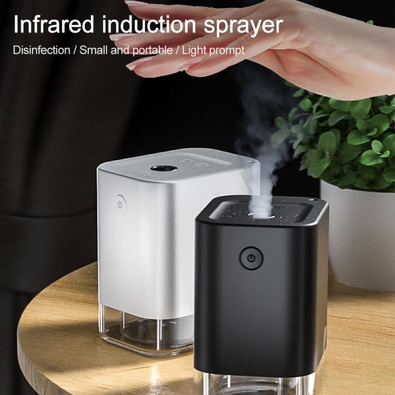 Automatic Alcohol Disinfection Sprayer, Mini Infrared Induction Touchless Hand Soap Dispenser, Portable for Home