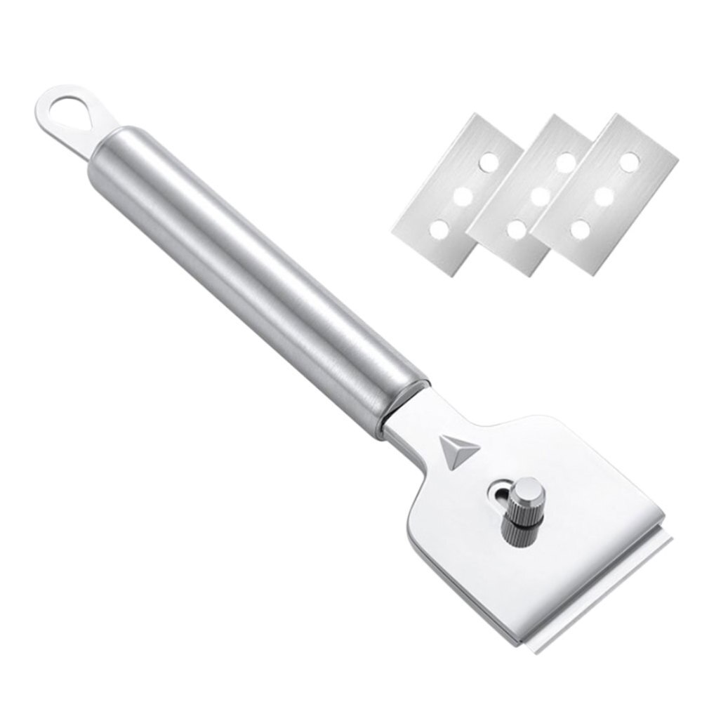 Glass Wall Putty Scraper Cleaning Scraper Kitchen Cleaning Shovel with 4pcs Blades