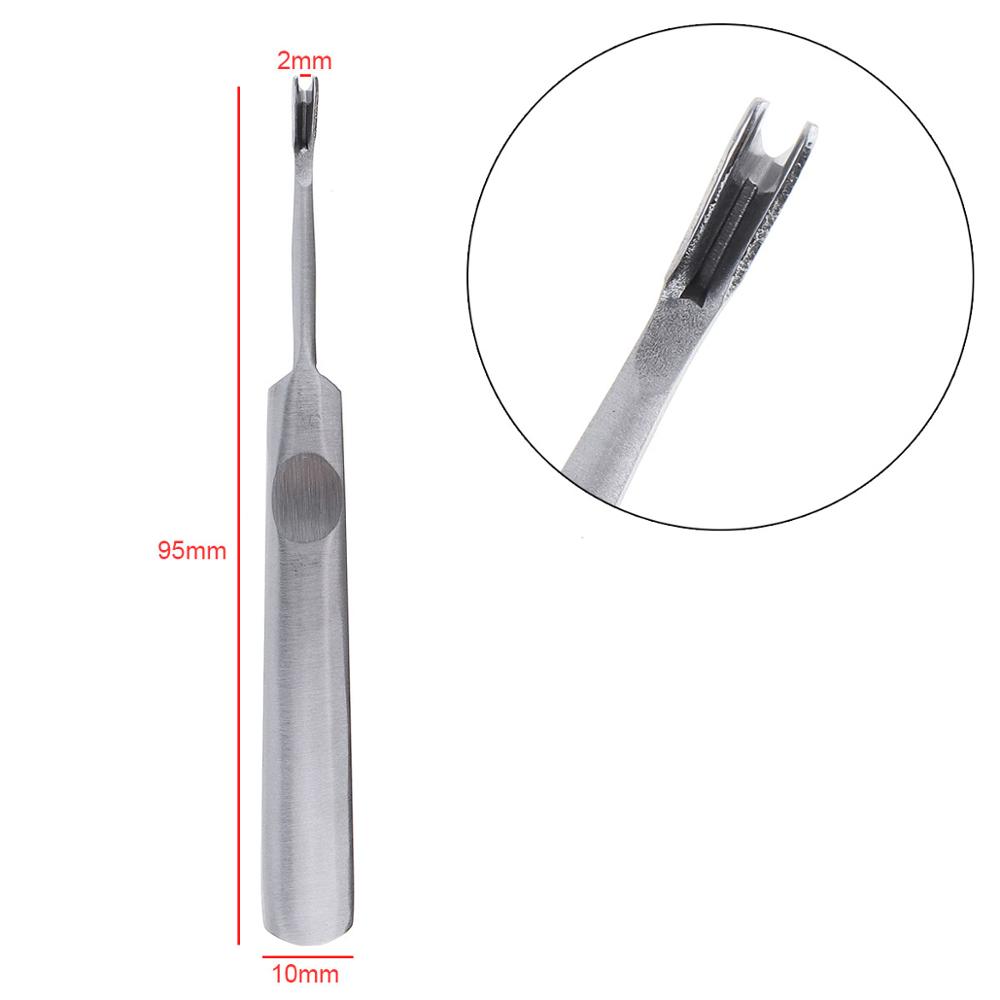 95mm 113mm 116mm 118mm vu tyyppinen nahkainen askartelutyökalu leikattu ohut nahka veitsi uran reuna viistotyökalu: 95mm