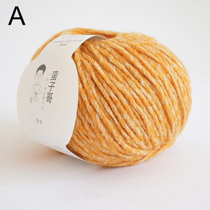 Fil de laine 20% laine 80% acrylique tricoté à la main, 55G/m, épais et moyen: Lavande
