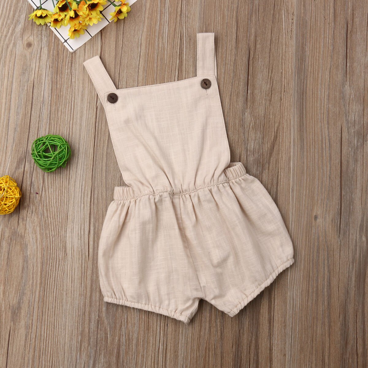 Newborn Infant Baby Boys Overalls Clothes Children Sleeveless Cotton Playsuit Romper Outfits Bib Pants Kids Clothing Summer