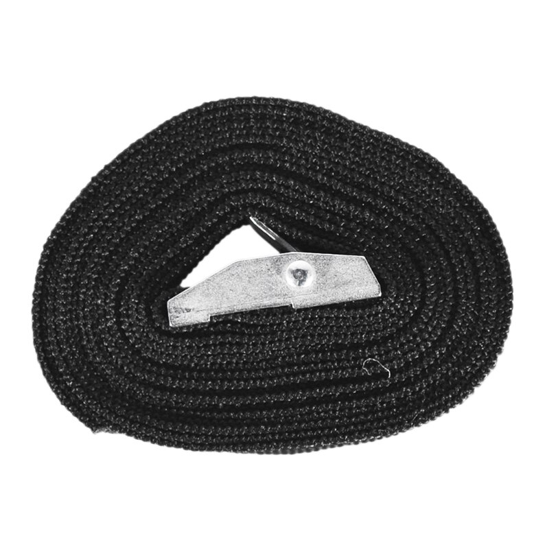 2.5 mx 25mm bilbagage bundet bilbagage fragt surringsbånd zinklegering nylon spænderem sort spændetov