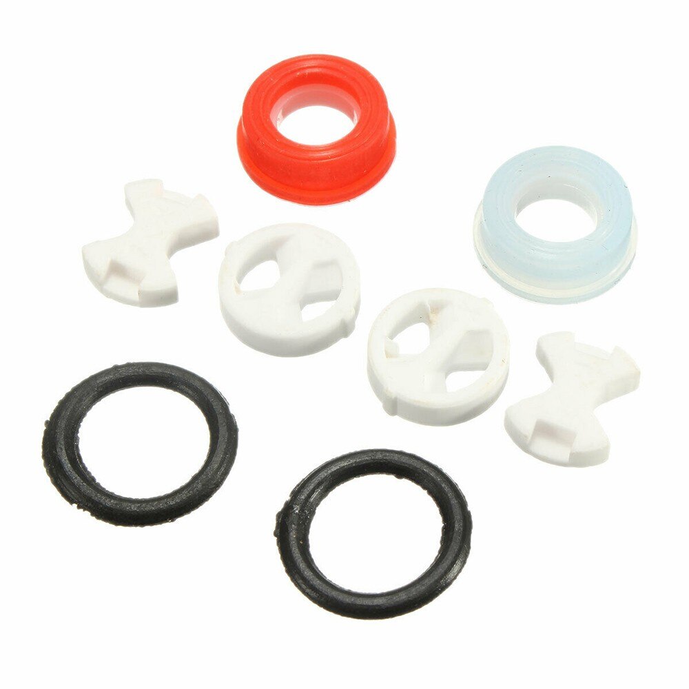 1/2\'\' Replacement Ceramic Disc Silicon Washer Insert Valve Tap Turn Set For Valve Tap Effervescent Tablet