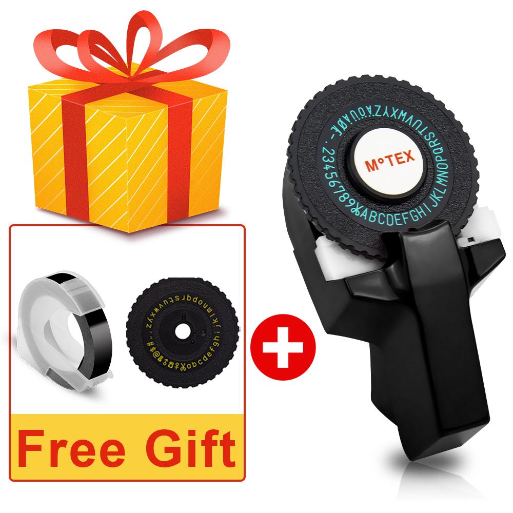3PK 9mm 3D tłoczenie taśma z etykietami dla Motex E101 drukarka do etykiet dla Dymo E-101 instrukcja maszyna do pisania DIY 3D taśma drukarka etykiet maszyna