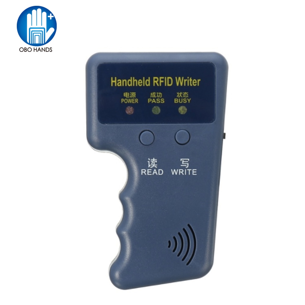 125 khz draagbare rfid-kaartkopieer-/lezer-/schrijver-duplicatorprogrammeur, ondersteuning voor  em4305/t5577 sleutelkaarten