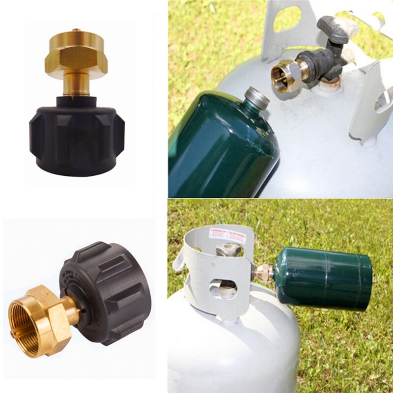 Outdoor Picknick Propan Refill Adapter Gas adapter LPG Flache Zylinder Tank Koppler Camping BBQ Kochen Herd Zubehör