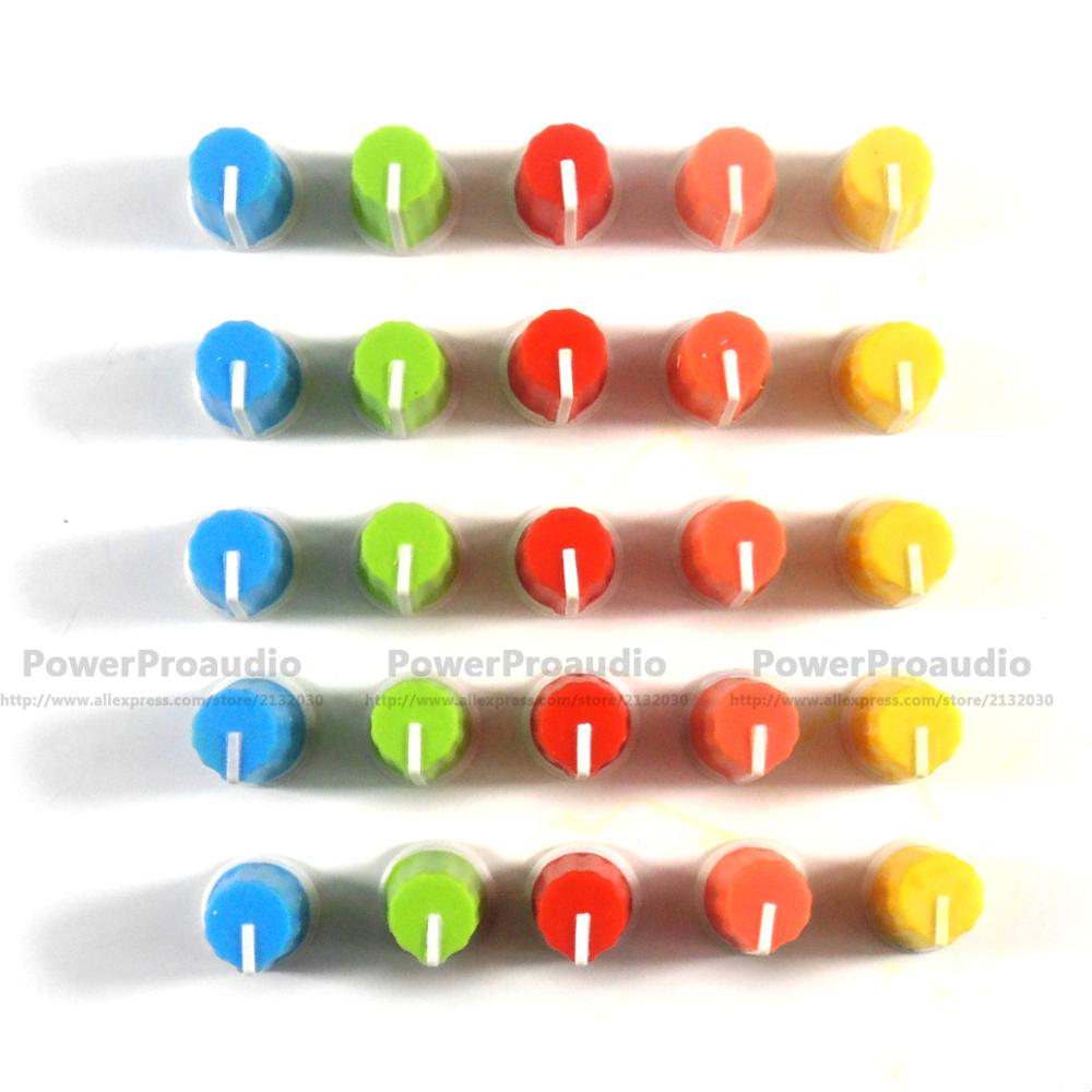 25PCS Replace EQ Rotary Knob For Pioneer DJ MIXER DJM djm-2000 900 850 750 700 800 DAA1176 DAA1305 colorful you can chose