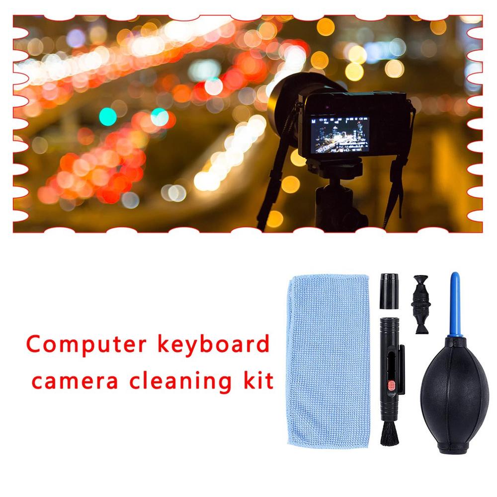 Kamera rengøringssæt rengøringspen + luftslag + klud rengøringsværktøj rengøringssæt digital kamera rengøringssæt sæt