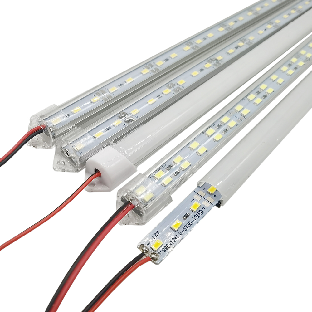 5 stk/parti 20cm/30 cm 33cm/50cm smd 5630 12v 24v ledet kjøkkenlysstripe under skap stive, harde skinner, rørlampe til skap