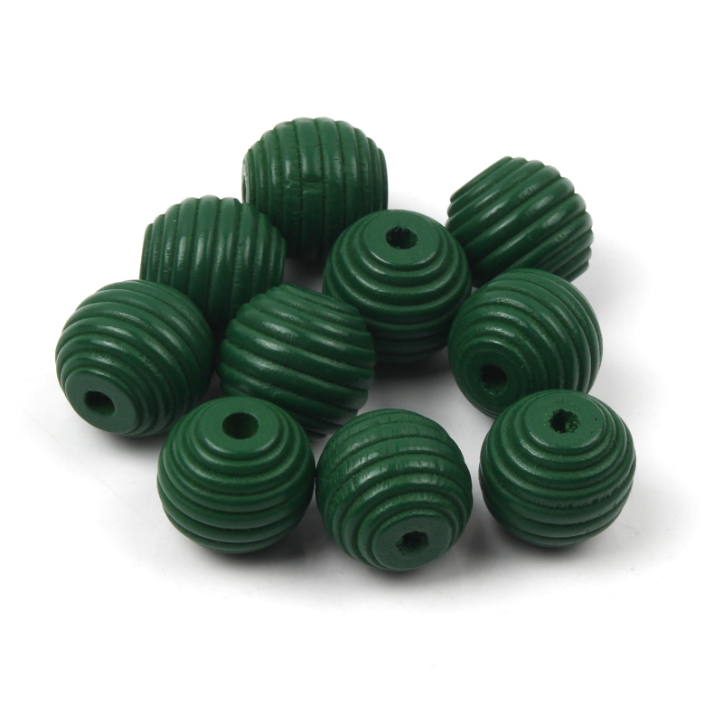 Draad Bijenkorf Ronde Houten Kralen Voor Sieraden Maken Handwerk Diy Speelgoed 12/18Mm Handgemaakte Gemengde Kleur Spacer Losse Kralen: Rood / 2MM