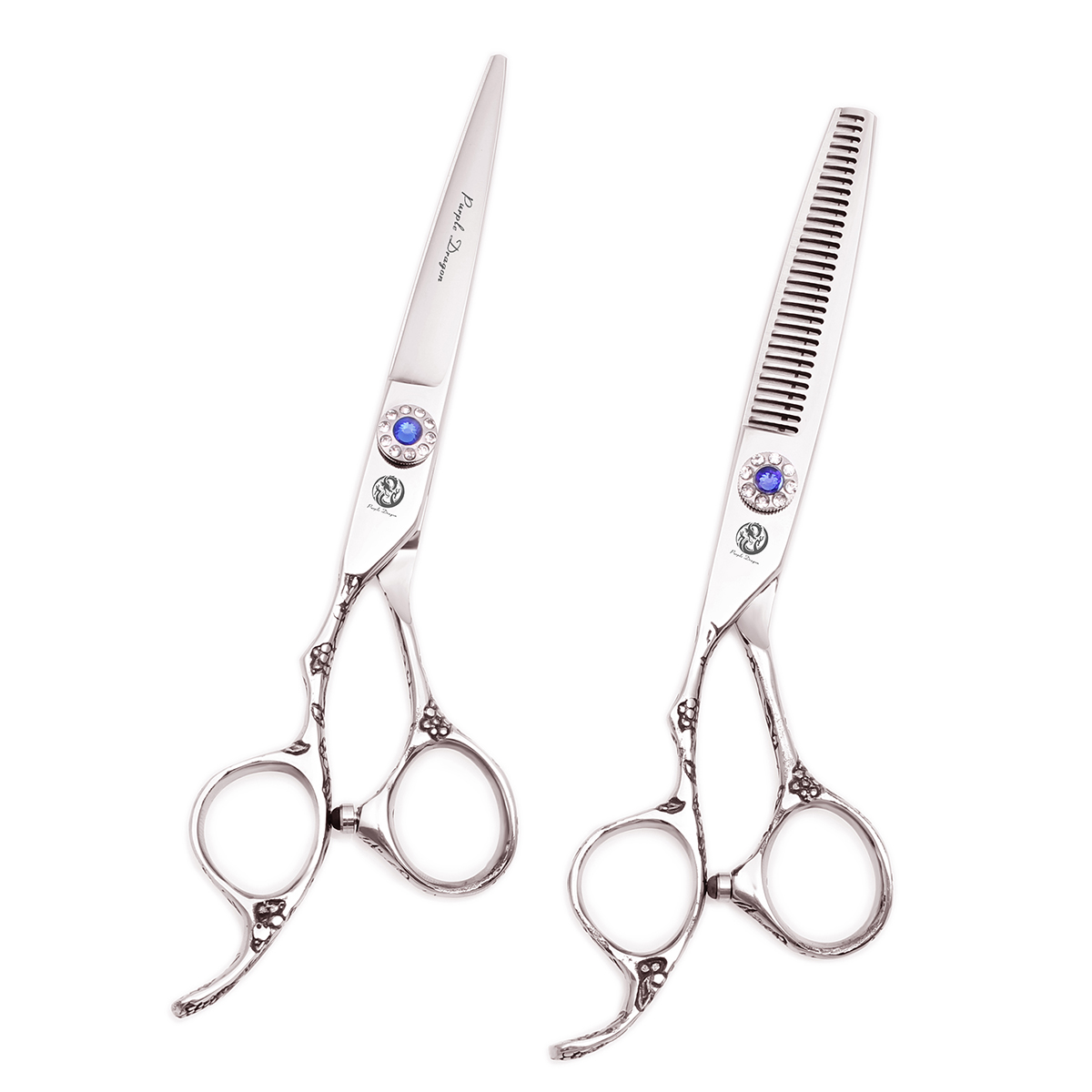 Professionele Kappersschaar Linkerhand Paarse Draak 5.5 "6" Haar Knippen Schaar Dunner Schaar Kapsel Schaar Z8002