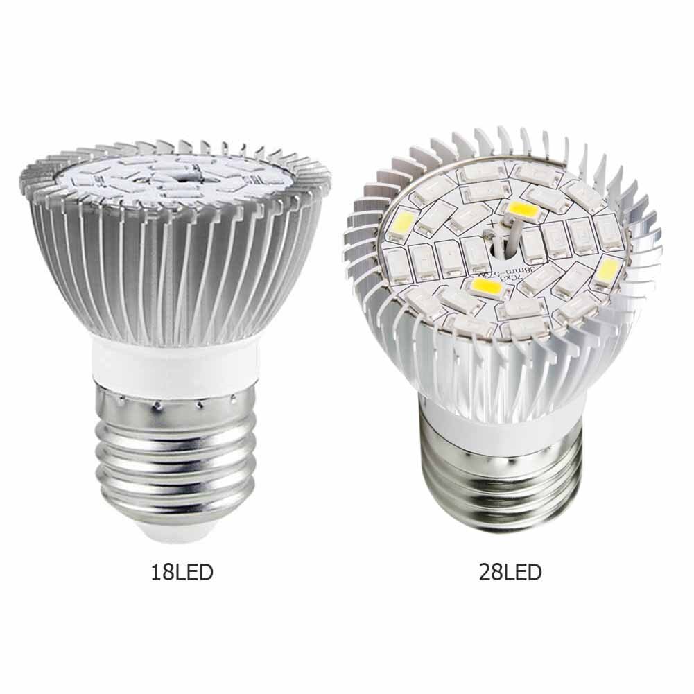 18/28 ledet  e27 ledet planter vekstlampe høy lysstyrke frøplante voksende pære uv lys frøplante voksende pære