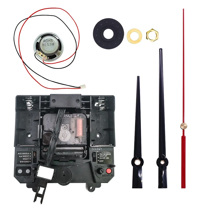 Sun Ximin Temple 4 Soorten Muziek Hele Puntklok Uit Één Stuk 300G Swing Clock Machine Core Diy Accessoires: Overigen / Blauw