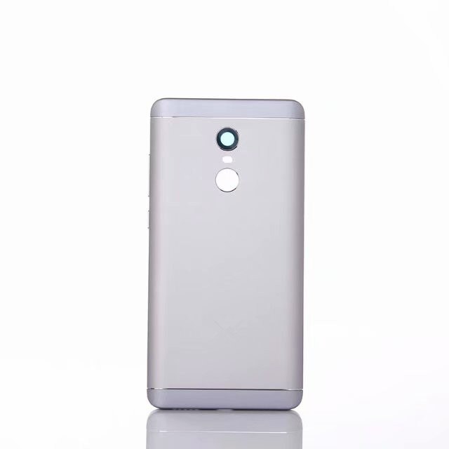 Carcasa trasera Original para Xiaomi Redmi Note 4 versión Global/Note 4X carcasa trasera metálica para batería + botones de la cámara de vidrio: Gris