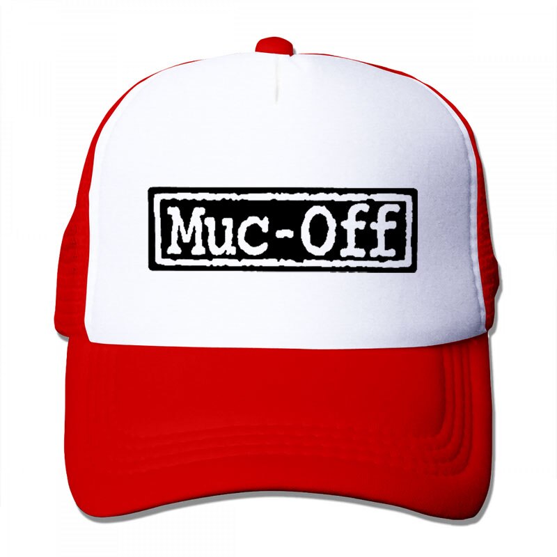 Muc-Off Cycling Baseball cap men women Trucker Hats adjustable cap: 3-Red