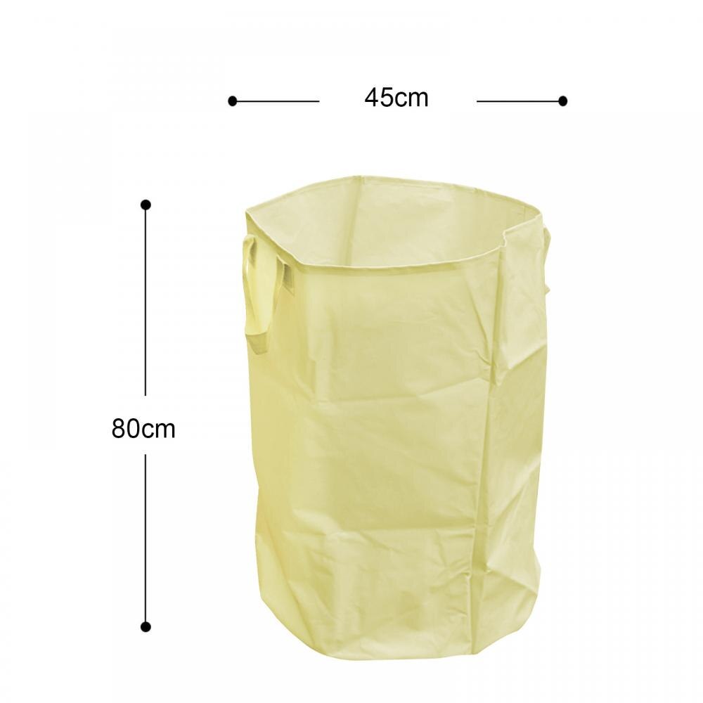 Outdoor Large Capacity Garden Waste Bag Garden Rubble Waste Non-Woven Fabric Rubbish Bags Garden Yard Waste Bins Storage