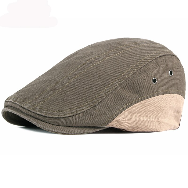 HT3012 boinas sombrero Primavera Verano gorra de algodón transpirable ajustable para hombre artista pintor sombrero Ivy Newsboy gorra plana hombres mujeres boina Cap