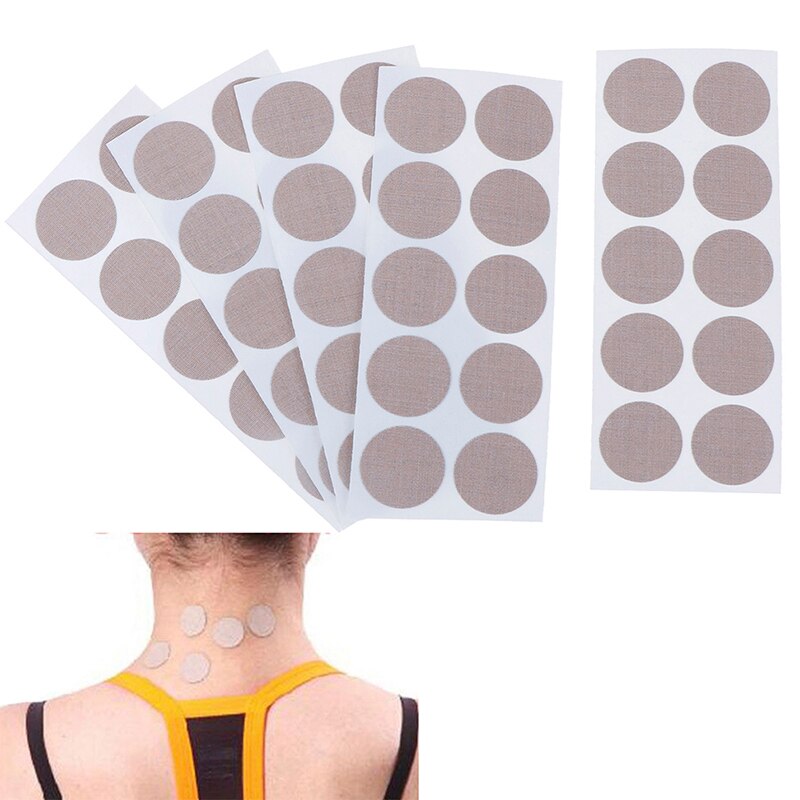 50Pcs Titanium Power Kinesiology Tape Titanium Discs Muscles Pain Cure Elastic Tape