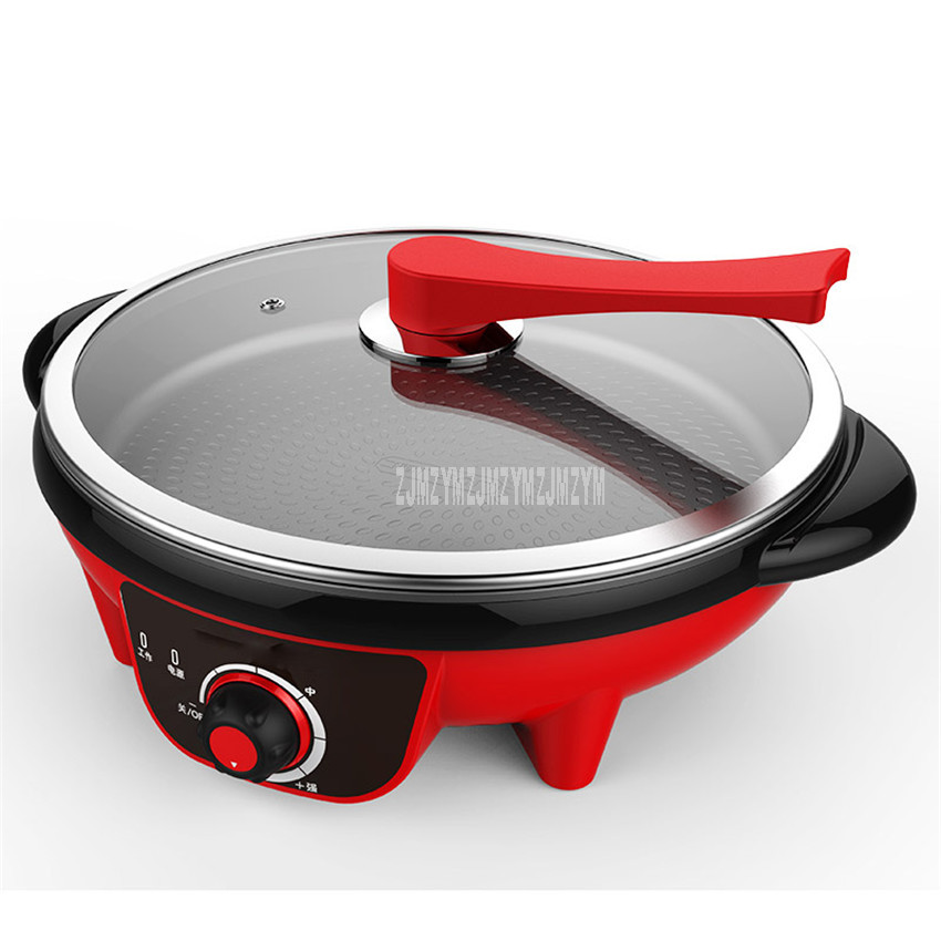 35cm Non-stick Electric Frying Pan Pancake Making Machine Maker Household Stir-frying Multifunctional Cooker Machine JG-J3502