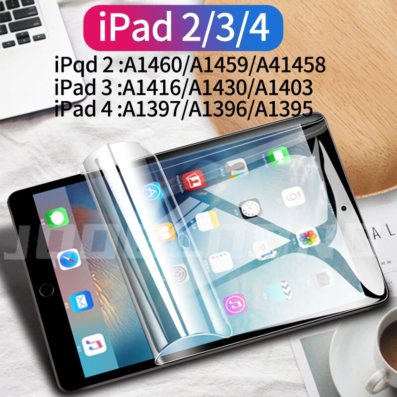 Hydrogel film For iPad 7th 8th 10.2 mini 6 5 Screen Protector For ipad pro 11 Air 4 3 2 10.5 Protective No Glass: For IPAD 2 3 4