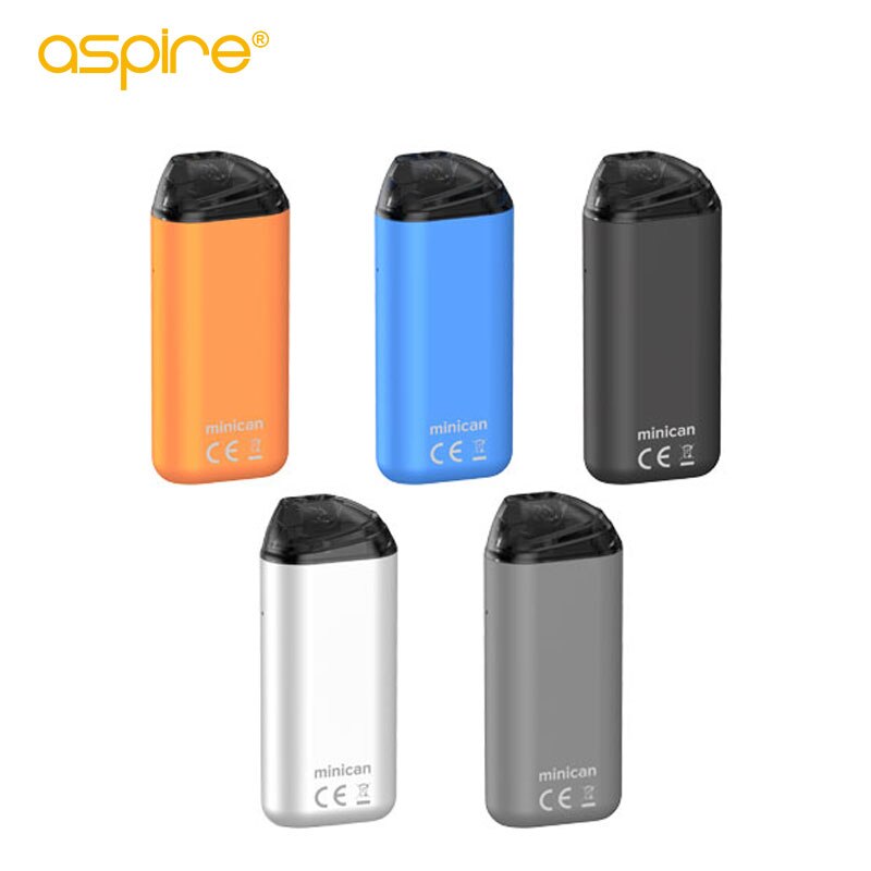 In stock Aspire Minican Pod 3.0ml Pod Cartridge with non-replaceable 1.0ohm mesh Electronic Cigarette Atomizer Vaper vaporizador