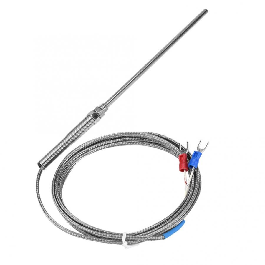 M8 Thread Type K Thermocouple 150mm Probe Temperature Sensor Wire Temperature Sensor: 2m