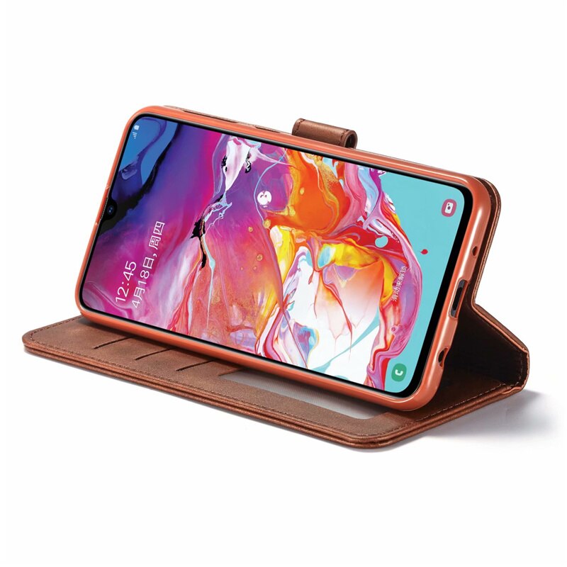 Für Samsung Galaxy A10 Fall Leder Vintage Telefon Fall Auf Samsung A10 Fall Flip 360 Magnetische Brieftasche Fällen Für Samsung EINE 10 Abdeckung