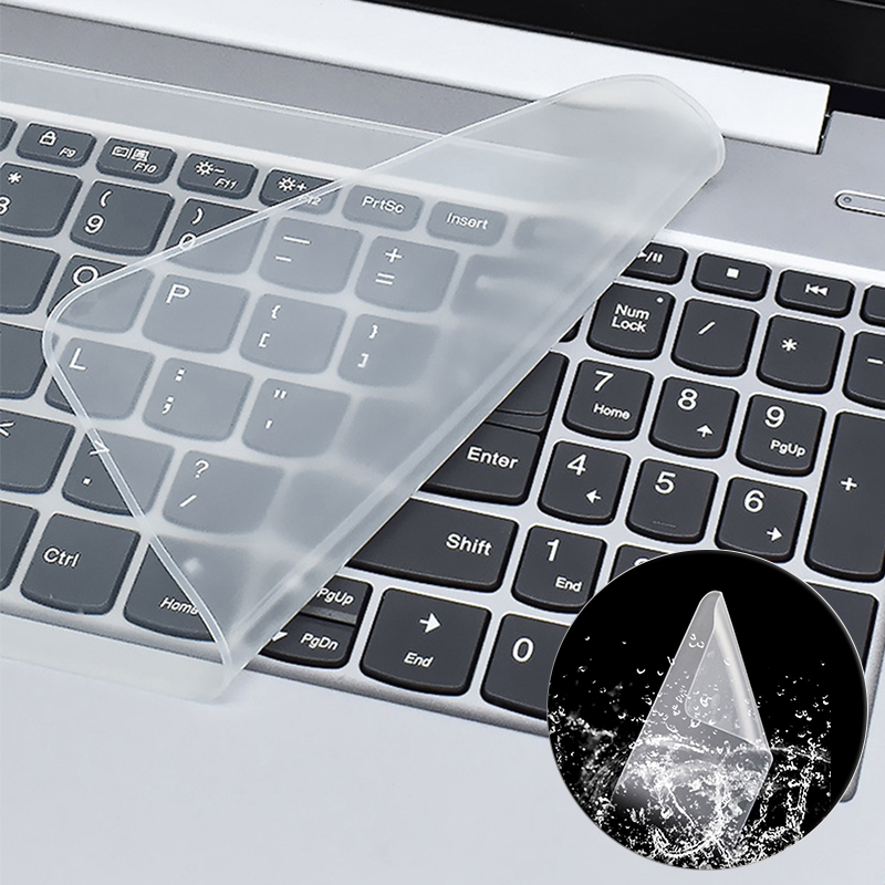 Cubierta para teclado de ordenador portátil de 13-17 pulgadas, Protector Universal para portátil, película transparente a prueba de polvo, películas transparentes de silicona para Macbook, 1 ud.