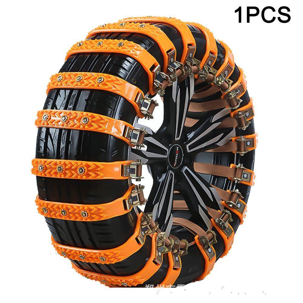 1Pcs Car Anti-skid Chain Winter Universal Auto Tire Anti-skid Chains Outdoor Emergency Chain For Van Car Off-road Vehi L6M5