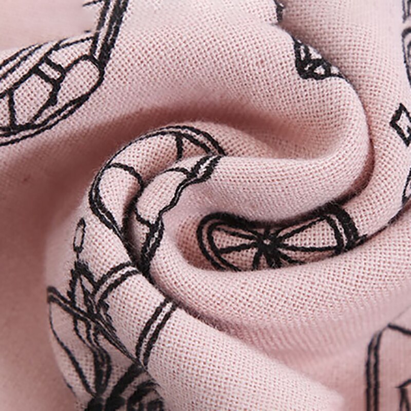 1 st babybadduk 100%  bomullshandduk cykelmönster mjuk bärbar handduk 4 färger andningsbar barnnäsduk 25*50cm