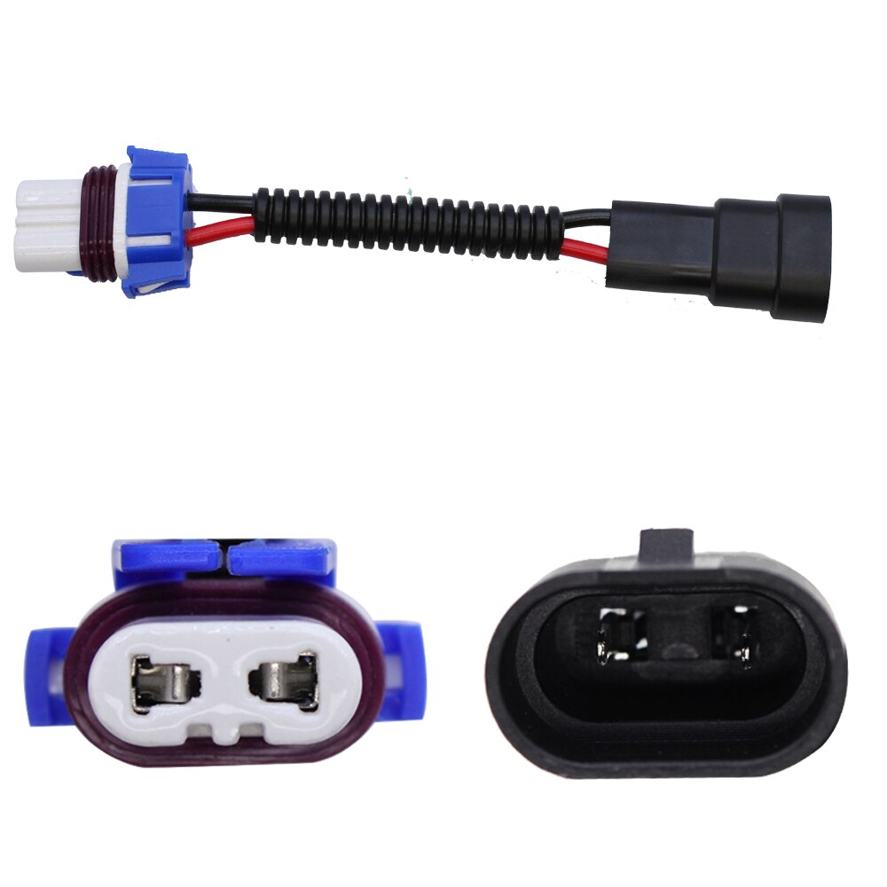 YUNPICAR-arnés de cableado 9005 HB3 a 9006 HB4, Conector de cable para faros delanteros o luces antiniebla, 2 uds.