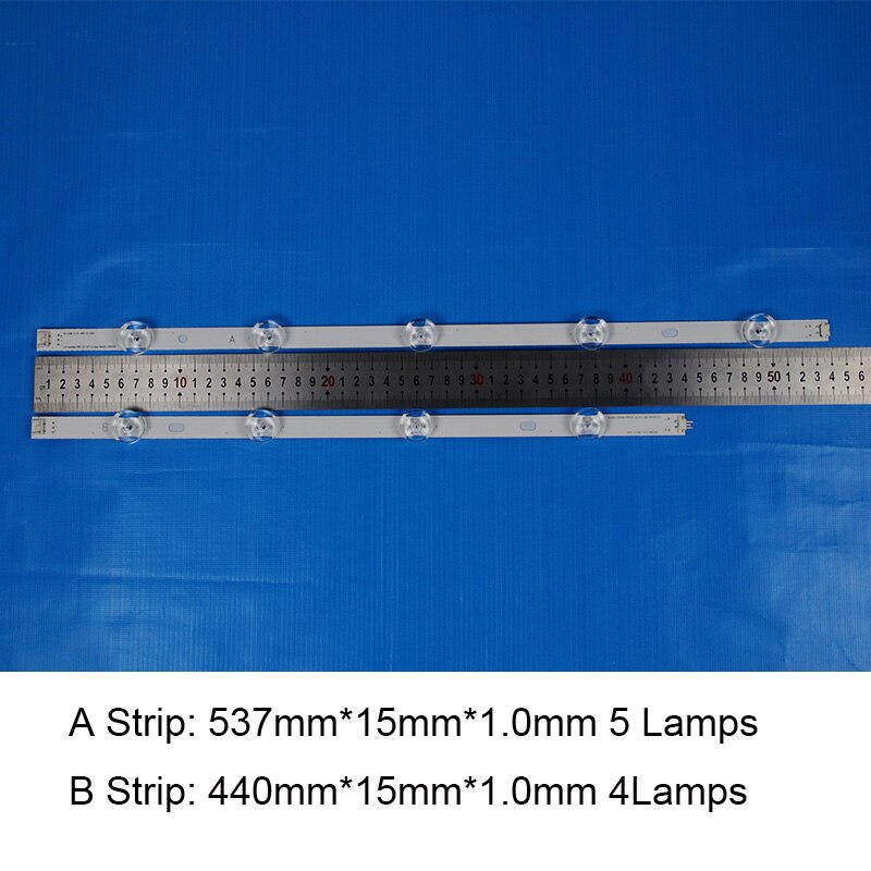 Tira de luces LED de retroiluminación, accesorio para televisor LG de 47 pulgadas, 47LB582V 47LB5820 47LB582B 47LB582U 47LB582U-ZJ, 8 unids/set/juego