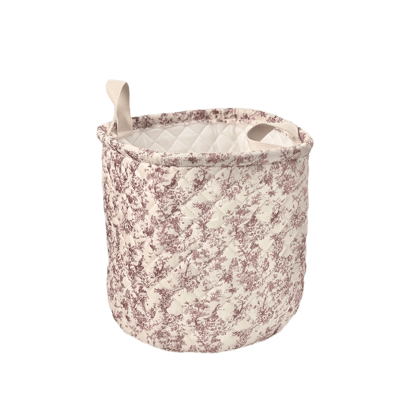 Stoffen opbergmand met grote capaciteit, 2 maten, decoratieve organizerbak met kleurrijk blad, vintage print, opvouwbare wasmand: Roze