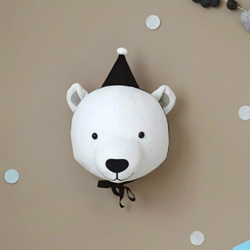 Kinderkamer Decoratie 3D Dierenkoppen Muur Opknoping Decor Voor Kinderen Kamer Kinderkamer Decoratie Zachte Installeren
