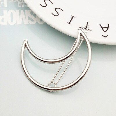pince à cheveux pour femmes triangulaire lune lèvre ronde Barrette bâton épingle à cheveux épingles à cheveux tête accessoires: 5