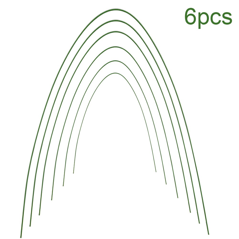 6pcs Greenhouse Hoops Plant Hoop Grow Garden Tunnel Hoop Support Hoops Plant Holder Tools for Garden Stakes Farm Agriculture: 6pcs