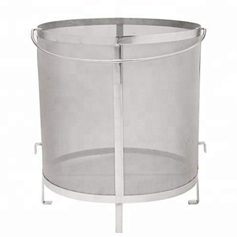 Stainless Steel Beer Wine House Home Brew Filter Basket Strainer Barware Bar Tools Filter Bag for Jelly Jams Homebrew S: Default Title