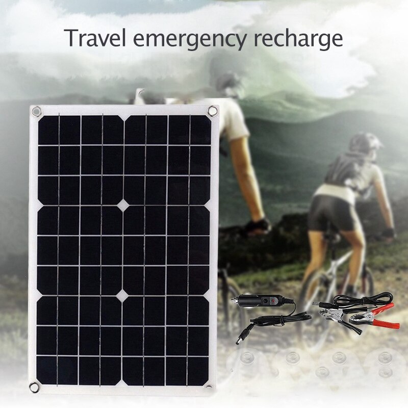 20W 18V Monocrystalline Solar Photovoltaic Panel Portable Solar Charging Panel Solar Panel