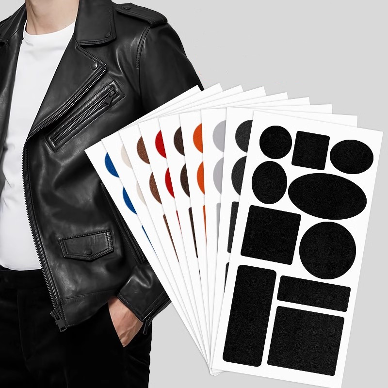 Repair Patches Self-Adhesive Leather Fabric Stickers for Leather Clothes Sofa Car Seats Furniture Bags Repair Sticky Patch