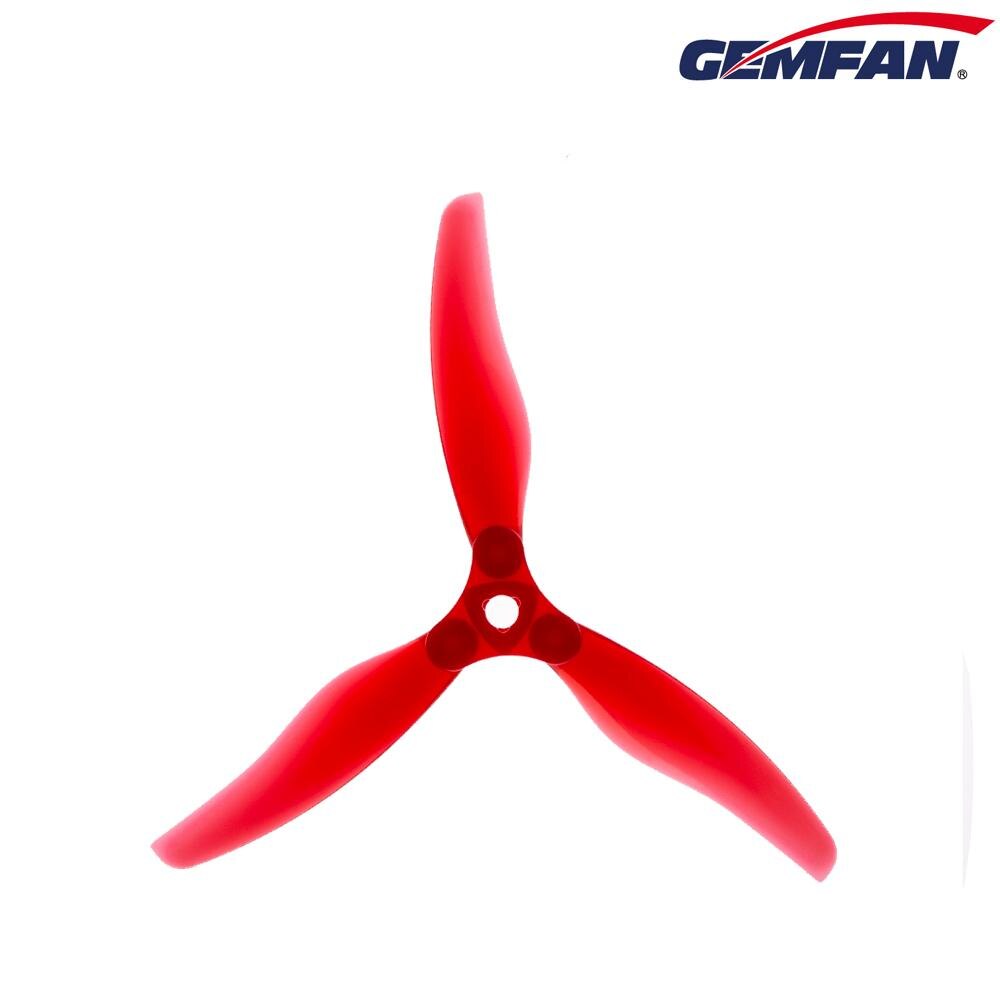 10Pairs GEMFAN Floppy Proppy F5135 F6030 5.1/ 6inch Foldable 3-Blade Propeller for FPV Freestyle Long Range 4/6S 5/6inch Drones: F5135 Red