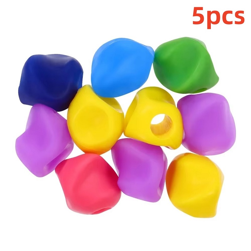 5/10pcs Porte-crayon spécial Aide à l'écriture Ergonomique Correcteur d'écriture pour enfants Porte-crayon de correction d'écriture: Black