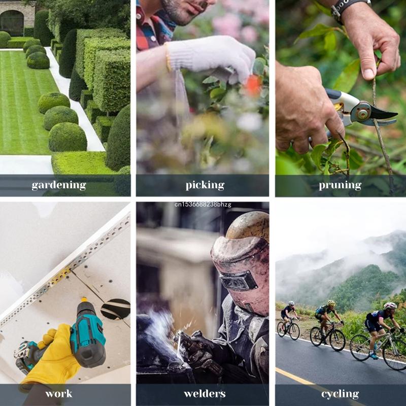 Leren Tuinhandschoenen Voor Dames En Heren Doornbestendige Zware Tuinhandschoenen Voor Heren, Ademende Tuinhandschoenen