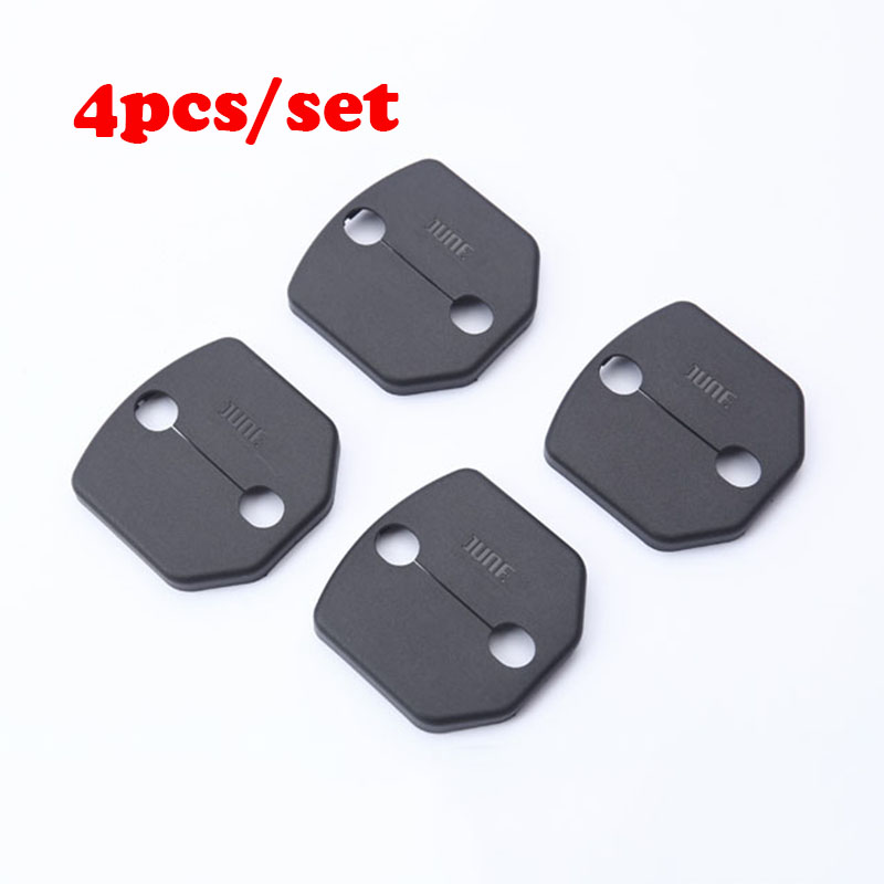 For volvo  xc60 xc70 s60 s80 v60 bil dørlås deksel anti-rust dør låse spenne beskytter case cap klistremerke