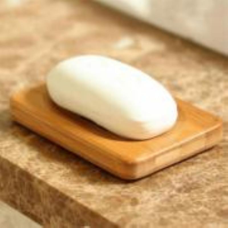 1pc Eco-friendly Natural Bamboo Wood Soap Tray Bathroom Shower Soap Tray Dish Storage Stand Soap Holder Bathroom Products