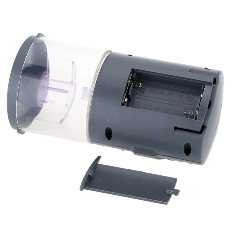 Aquarium Automatic Fish Feeder, Daily Double II Battery-Operated Automatic Fish Feeder